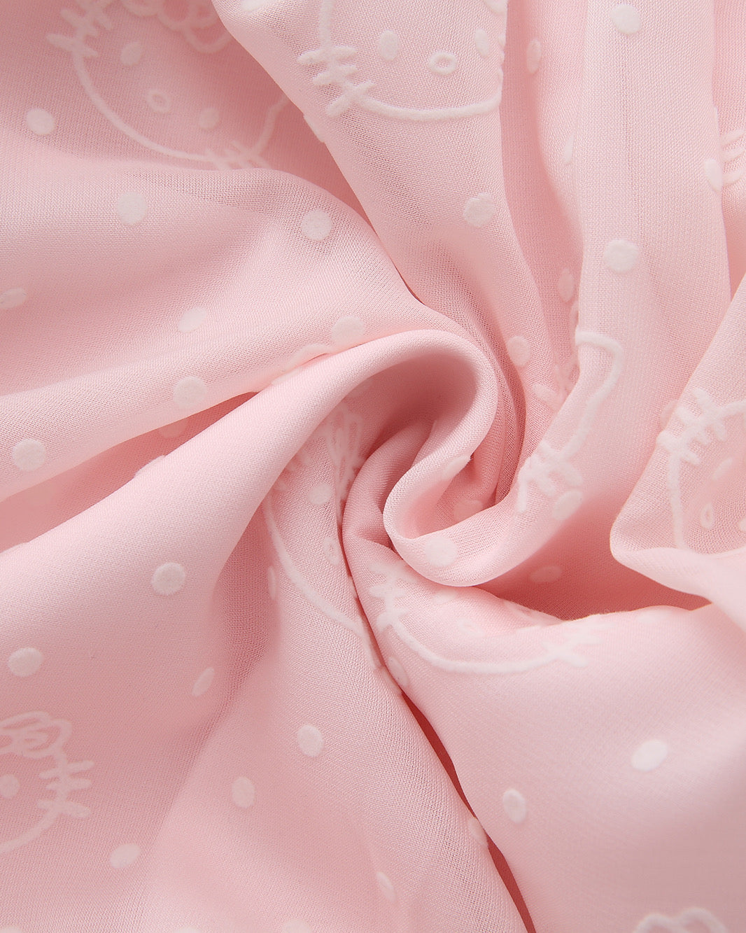 Kitty Princess Fur Chiffon Robe