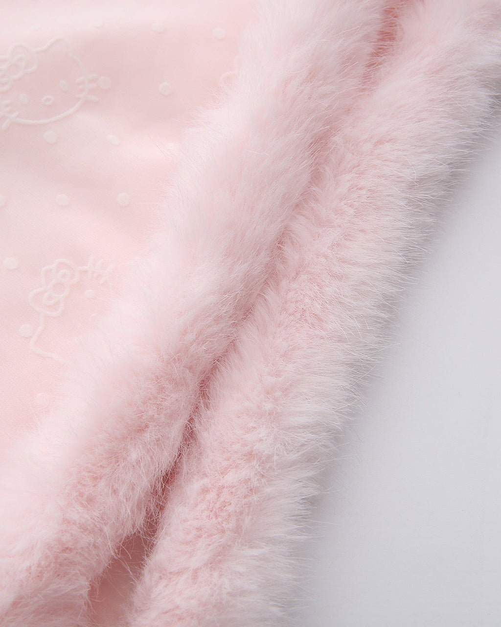 Kitty Princess Fur Chiffon Robe