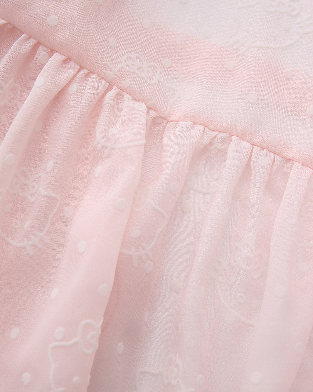 Kitty Princess Fur Chiffon Robe