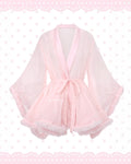 Kitty Princess Fur Chiffon Robe