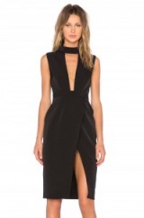 Party dresses | Finders Keepers black Divine Eternal Midi Dress. Going out glamour – evening fashion – occasion wear