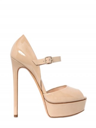 CASADEI PATENT LEATHER MARY JANE PUMPS. Mary Janes ~ nude designer ...