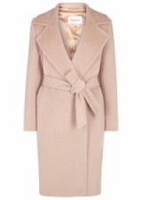 MAX MARA Dusky rose alpaca and wool blend coat ~ dream coats ~ designer fashion