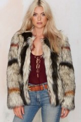 World Tour Faux Fur Coat. Womens winter coats – fluffy jackets