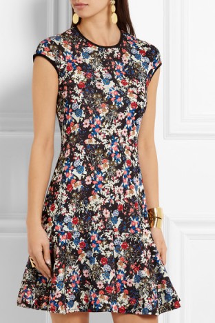 ERDEM Darlina floral-print stretch-ponte dress ~ floral dresses ...