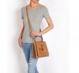 floriana mini handbag light tan handbag – Italian leather bags – brown crossbody – luxury handbags – casual luxe accessories