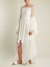 CHUFY X Juan Hernandez Daels pleated silk dress