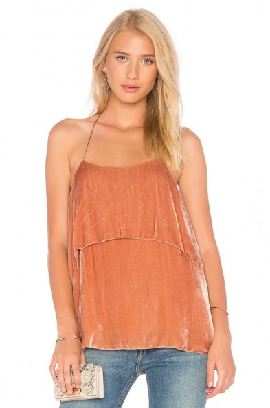 Alice + Olivia MARYBETH CAMI | rose tan camis | layered camisoles