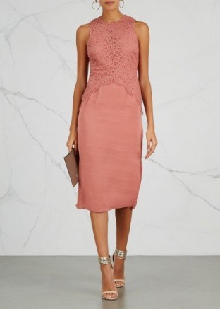 KEEPSAKE Be The One rose midi dress