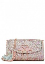 SOPHIA WEBSTER Bisou Flamingo sequin shoulder bag