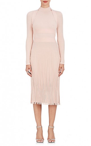 CEDRIC CHARLIER Rib-Knit Midi-Dress