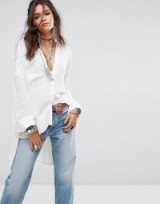 Free People Cozy Nights Oversized Shirt