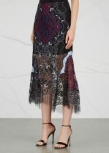 JONATHAN SIMKHAI Panelled lace midi skirt