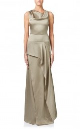 ROLAND MOURET ALFORD GOWN ~ silk evening gowns ~ draped occasion dresses