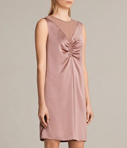 ALLSAINTS NURI DRESS | front gathered dresses