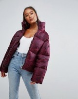 ASOS Puffer Coat in Camo