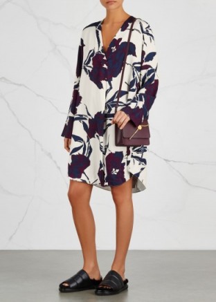 SAMSØE & SAMSØE Cassandra floral-print satin dress