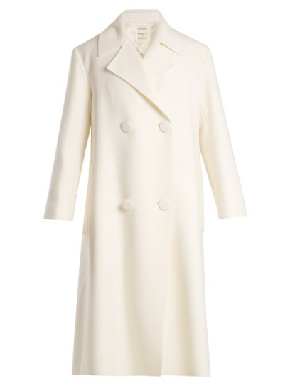 MAISON RABIH KAYROUZ Double-breasted wool coat ~ chic white coats