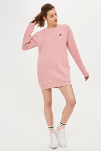 Hype Dusty Pink Sweat Dress