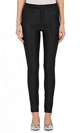 ISABEL MARANT Gevada Stretch-Plissé Skinny Pants