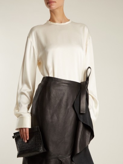 HAIDER ACKERMANN Kuiper long-sleeved satin blouse