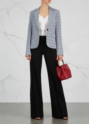 VERONICA BEARD Leo checked navy blazer