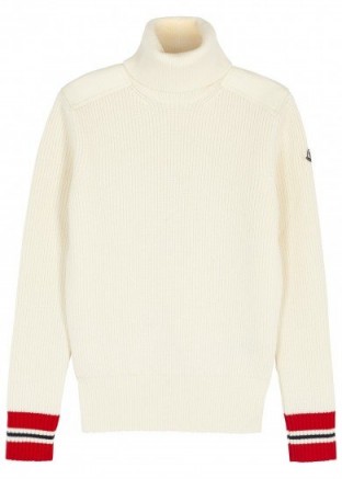 MONCLER Maglione ribbed wool jumper