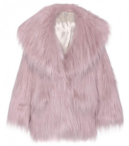 MIU MIU Faux-fur jacket ~ fluffy winter jackets/coats