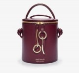 Olivia Palermo x Meli Melo Collection – op hue severine bucket bag cardinal burgundy