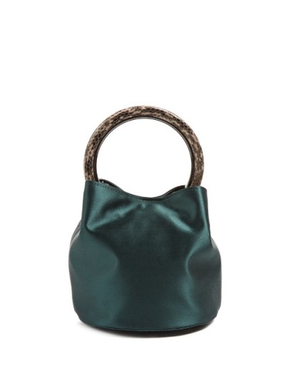 MARNI Pannier small circle-handle satin bag