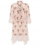 SEE BY CHLOÉ Floral printed neck tie mini dress