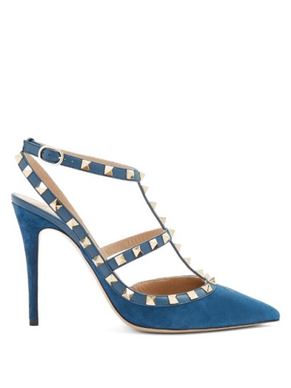 VALENTINO Rockstud suede pumps