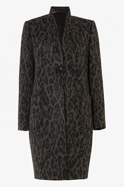 damsel in a dress ROWAN LEOPARD PRINT COAT – winter coats