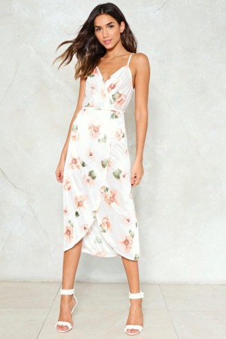 Nasty Gal Summerlove Sensation Floral Slip Dress ~ pink flowers ~ summer dresses