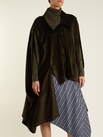 PALMER//HARDING Velvet cape