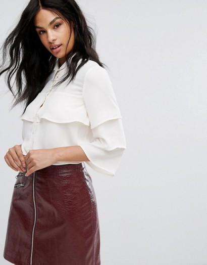 Vero Moda Tiered Ruffle Shirt