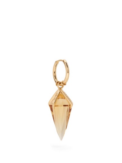 ARA VARTANIAN X Kate Moss citrine & yellow-gold earring ~ single drop earrings