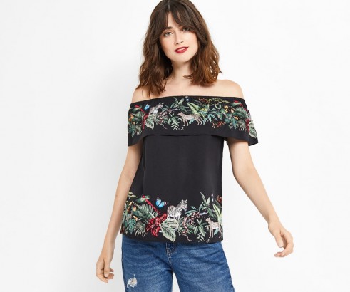 Oasis ZSL BARDOT / off the shoulder tops