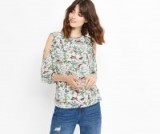 Oasis ZSL COLD SHOULDER TOP