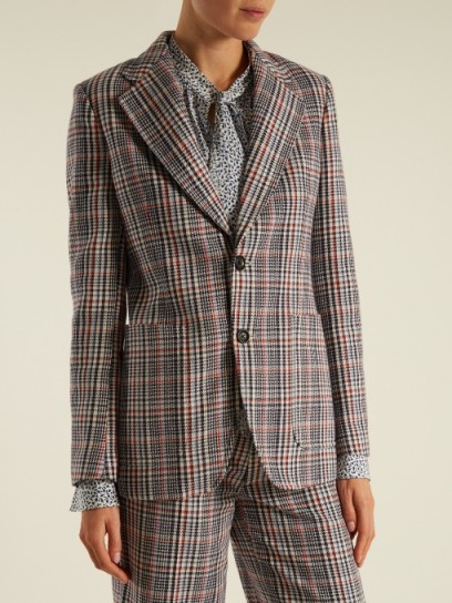 JOSEPH Albert Elton Prince of Wales-print blazer ~ checked blazers ~ jackets