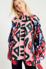 Angel Chen Big Wave Windbreaker ~ geometric print jackets