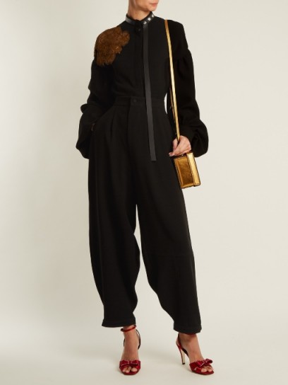 LOEWE Balloon tapered-leg crepe trousers