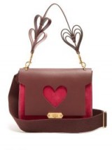 ANYA HINDMARCH Bathurst mini suede-leather shoulder bag