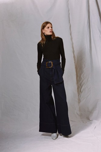 Topshop Belted Paperbag Jeans by Boutique