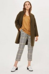 TOPSHOP Bright Checked Peg Trousers – large checks – check prints