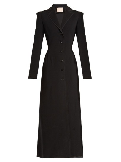 BROCK COLLECTION Carolyn notch-lapel textured-crepe dress