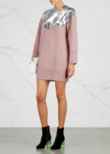 AVIU Cim sequin-embellished knit dress