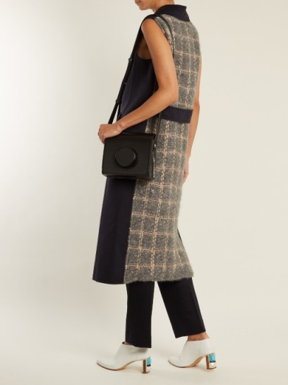 GABRIELA HEARST Collins contrast-panel sleeveless cashmere coat ~ chic Fall coats