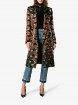 Dries Van Noten Geometric Metallic Print Coat ~ printed coats