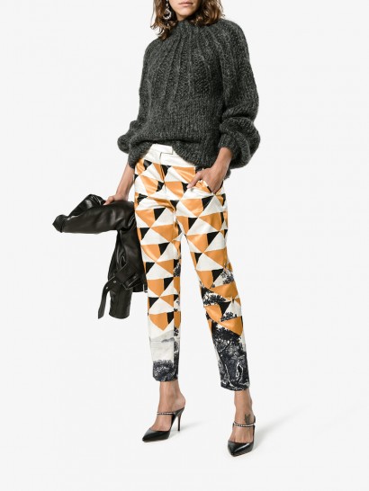 Dries Van Noten Tree Print Trousers